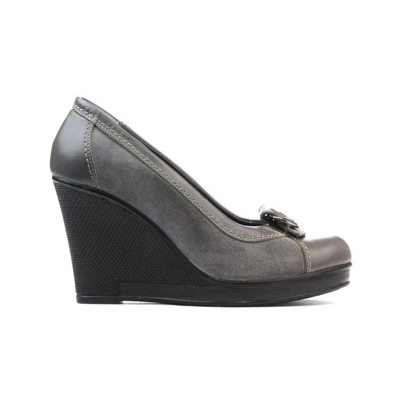 Chaussures décontractées femme 178 gris combiné