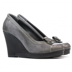 Chaussures décontractées femme 178 gris combiné