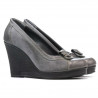 Chaussures décontractées femme 178 gris combiné