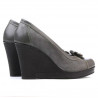 Chaussures décontractées femme 178 gris combiné