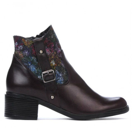 Bottes femme 3319 bordeaux pastel