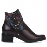 Bottes femme 3319 bordeaux pastel