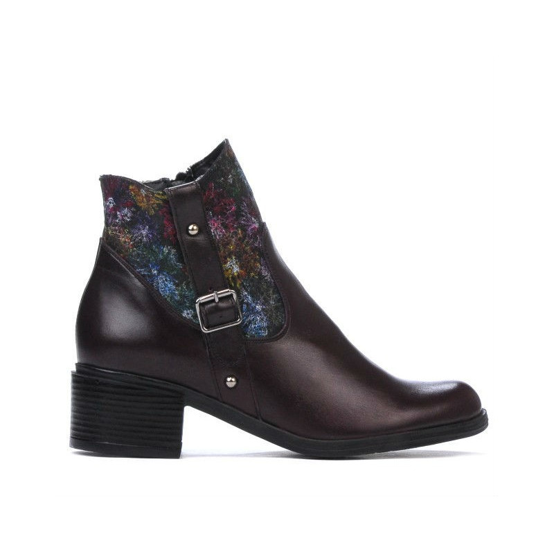 Bottes femme 3319 bordeaux pastel