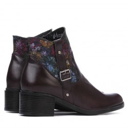 Bottes femme 3319 bordeaux pastel