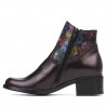 Bottes femme 3319 bordeaux pastel