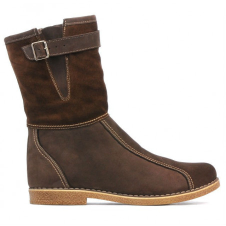 Bottes femme 3249 bufo café combiné