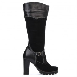 Bottes femme 1140 noir antelope combiné
