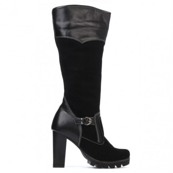 Bottes femme 1140 noir antelope combiné