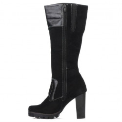 Bottes femme 1140 noir antelope combiné