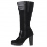 Bottes femme 1140 noir antelope combiné