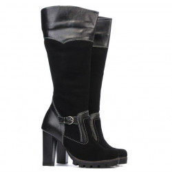 Bottes femme 1140 noir antelope combiné