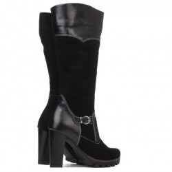 Bottes femme 1140 noir antelope combiné