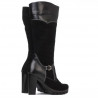 Bottes femme 1140 noir antelope combiné