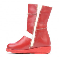 Bottes pour petits enfants 23c rouge+blanc