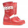 Bottes pour petits enfants 23c rouge+blanc