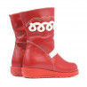 Bottes pour petits enfants 23c rouge+blanc