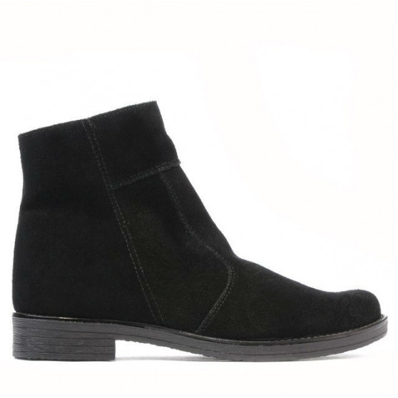 Bottes adolescents 452 noir velours Bottes adolescents 452 noir velours