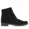 Bottes adolescents 452 noir velours