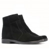Bottes adolescents 452 noir velours
