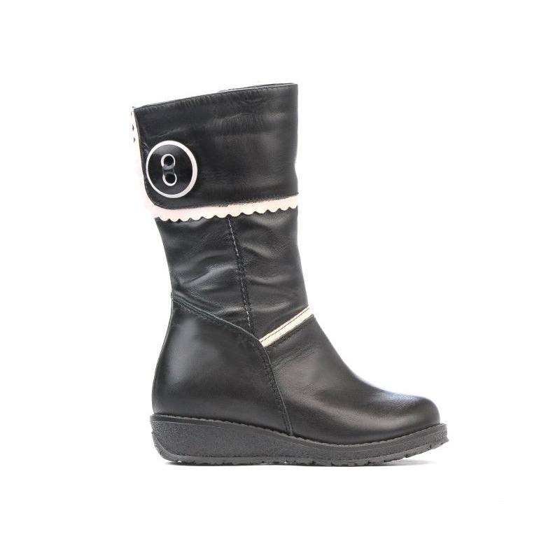 Bottes enfant petit 25c noir combiné