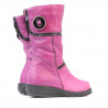 Bottes petits enfants 25c rose+noir