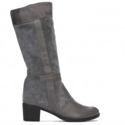 Bottes femme 3250 gris combiné