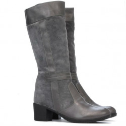 Bottes femme 3250 gris combiné