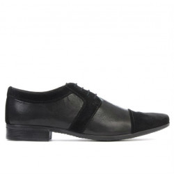 Chaussures élégantes hommes 742 noir combiné