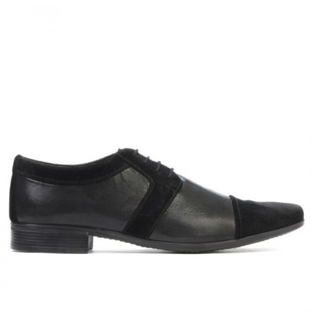 Chaussures élégantes hommes 742 noir combiné