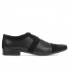 Chaussures élégantes hommes 742 noir combiné