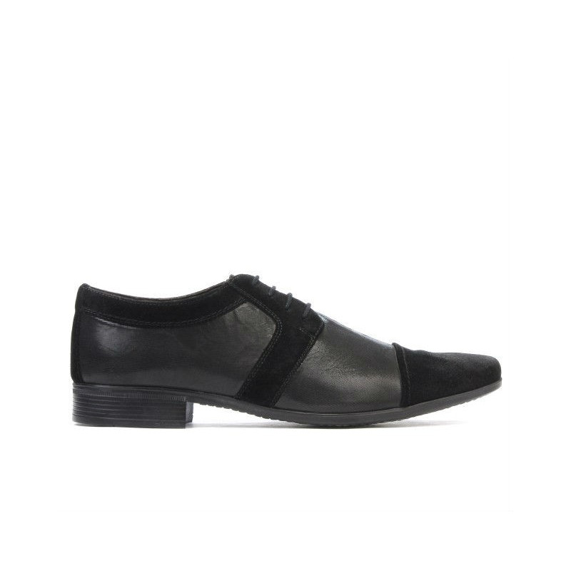 Chaussures élégantes hommes 742 noir combiné