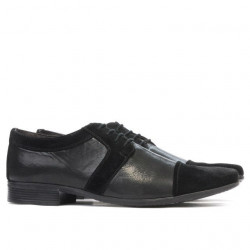 Chaussures élégantes hommes 742 noir combiné