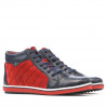 Bottes femme 3283 indigo+rouge
