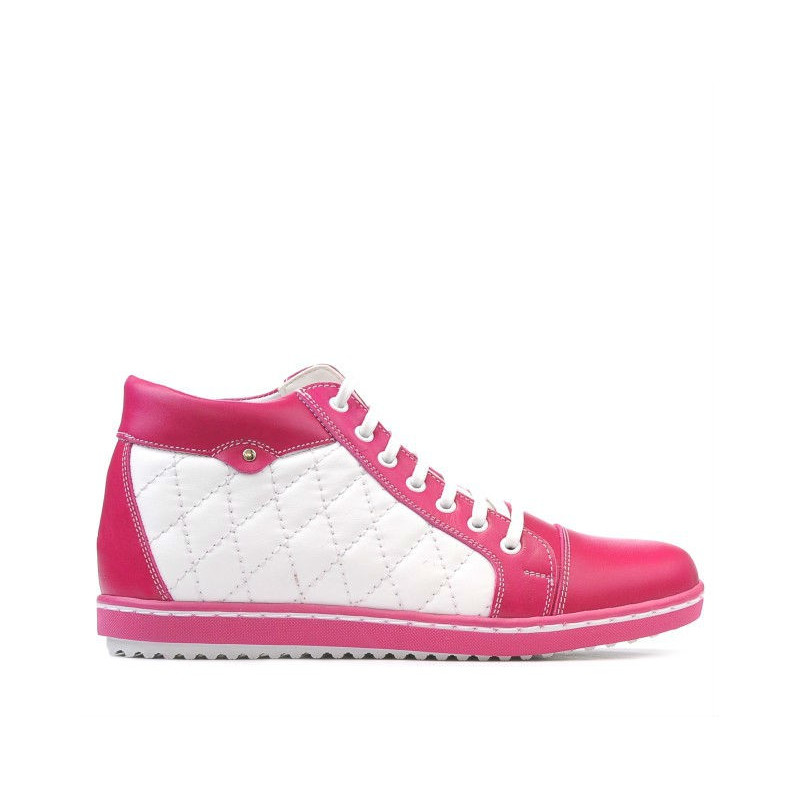 Bottes femme 3283 rose+blanc