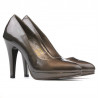 Chaussures élégantes femme 1233 vernis marron nacré