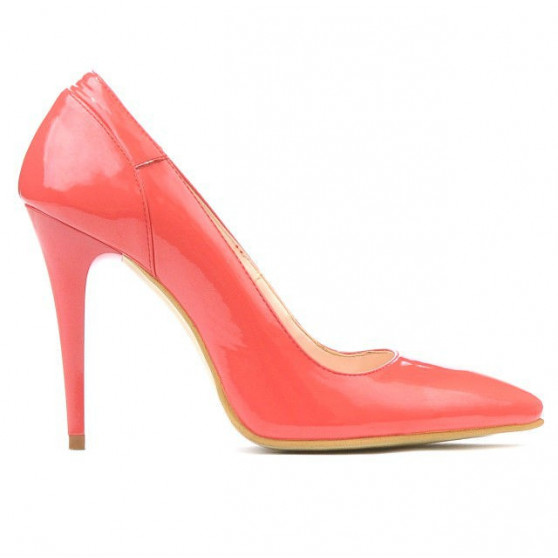 Chaussures élégantes femme 1230 vernis rouge corail Chaussures élégantes femme 1230 vernis rouge corail