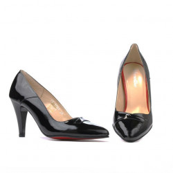 Chaussures élégantes femme 1231 vernis noir