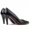 Chaussures élégantes femme 1231 vernis noir