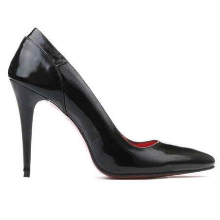 Chaussures élégantes femme 1230 vernis noir