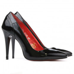 Chaussures élégantes femme 1230 vernis noir