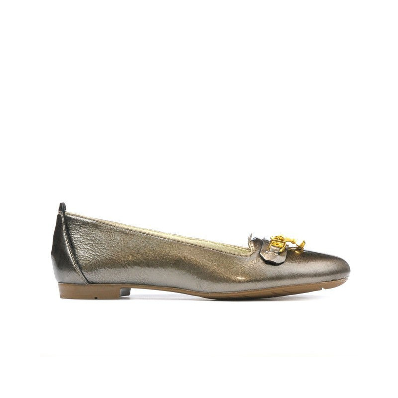 Chaussures casual femme 639 vernis cuivré