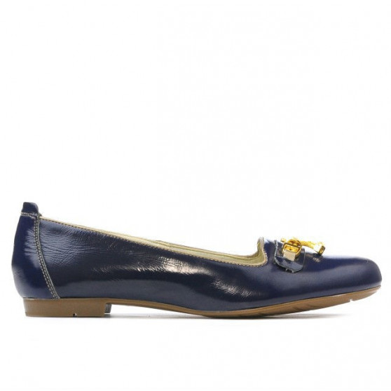 Chaussures décontractées femme 639 vernis indigo