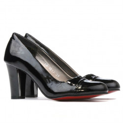 Chaussures élégantes femme 1213 vernis noir