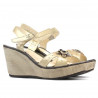 Sandales femme 5006 vernis beige