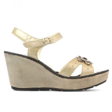Sandales femme 5006 vernis beige