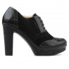 Chaussures décontractées femme 637 noir combiné