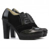 Chaussures décontractées femme 637 noir combiné