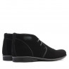 Bottes adolescents 464 noir velours