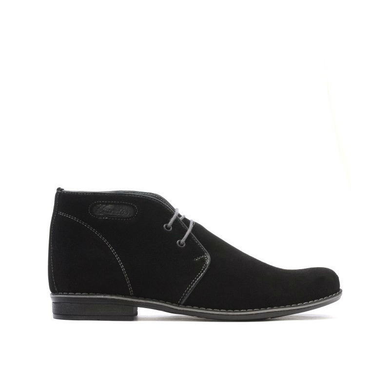 Bottes adolescents 464 noir velours