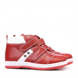 Bottes enfants 3207 rouge+blanc